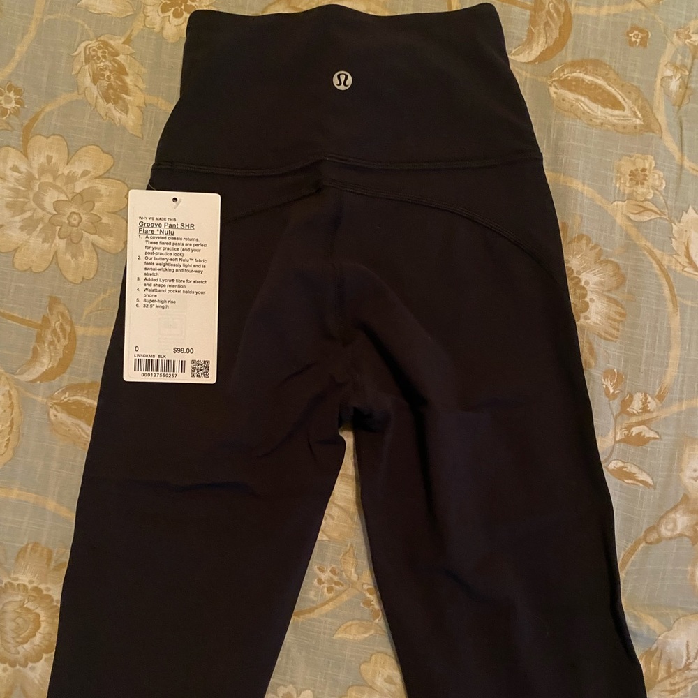 Lululemon Groove Pant Size 0 Blk